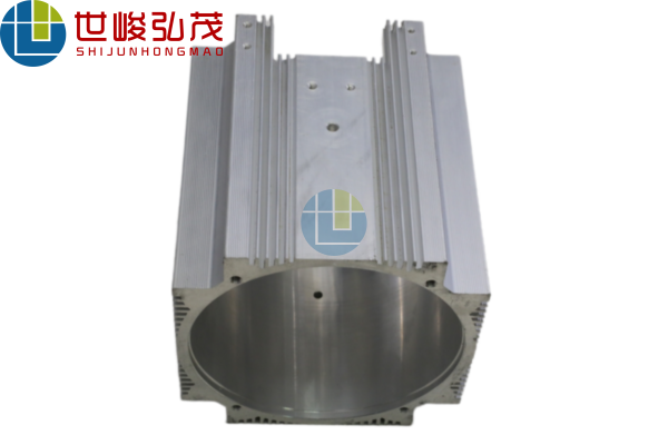 新能源汽車水冷電機外殼鋁型材2